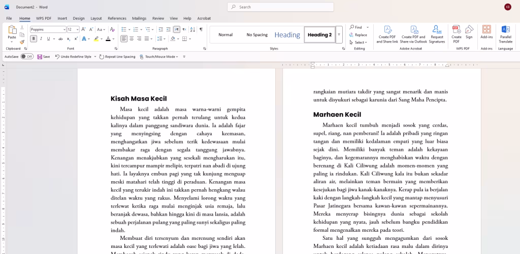 Membuat Heading dan Judul Bab yang Konsisten - Cara membuat Layout Buku di Word Sendiri dari Naskah hingga Siap Cetak